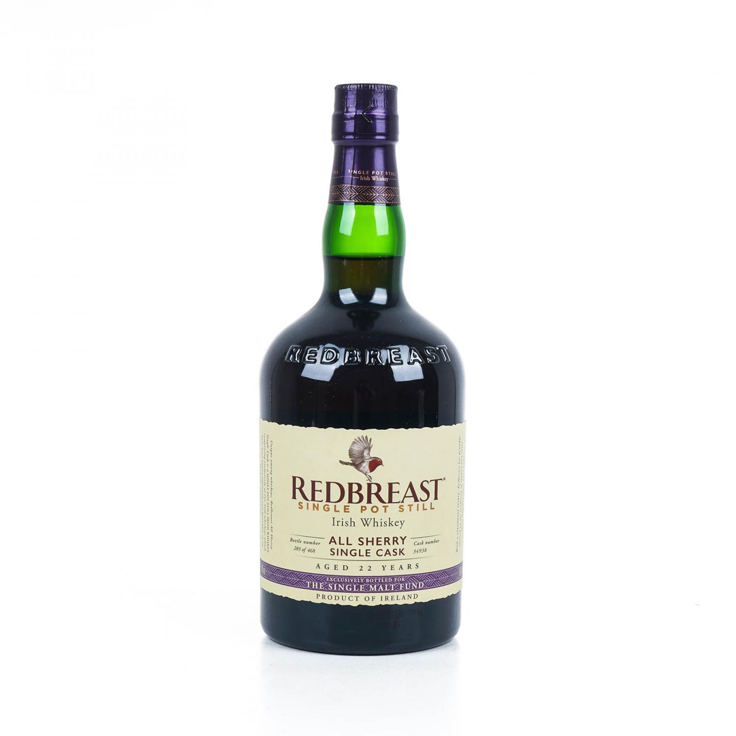 Redbreast 知更鸟 22年 1997 雪莉风味桶