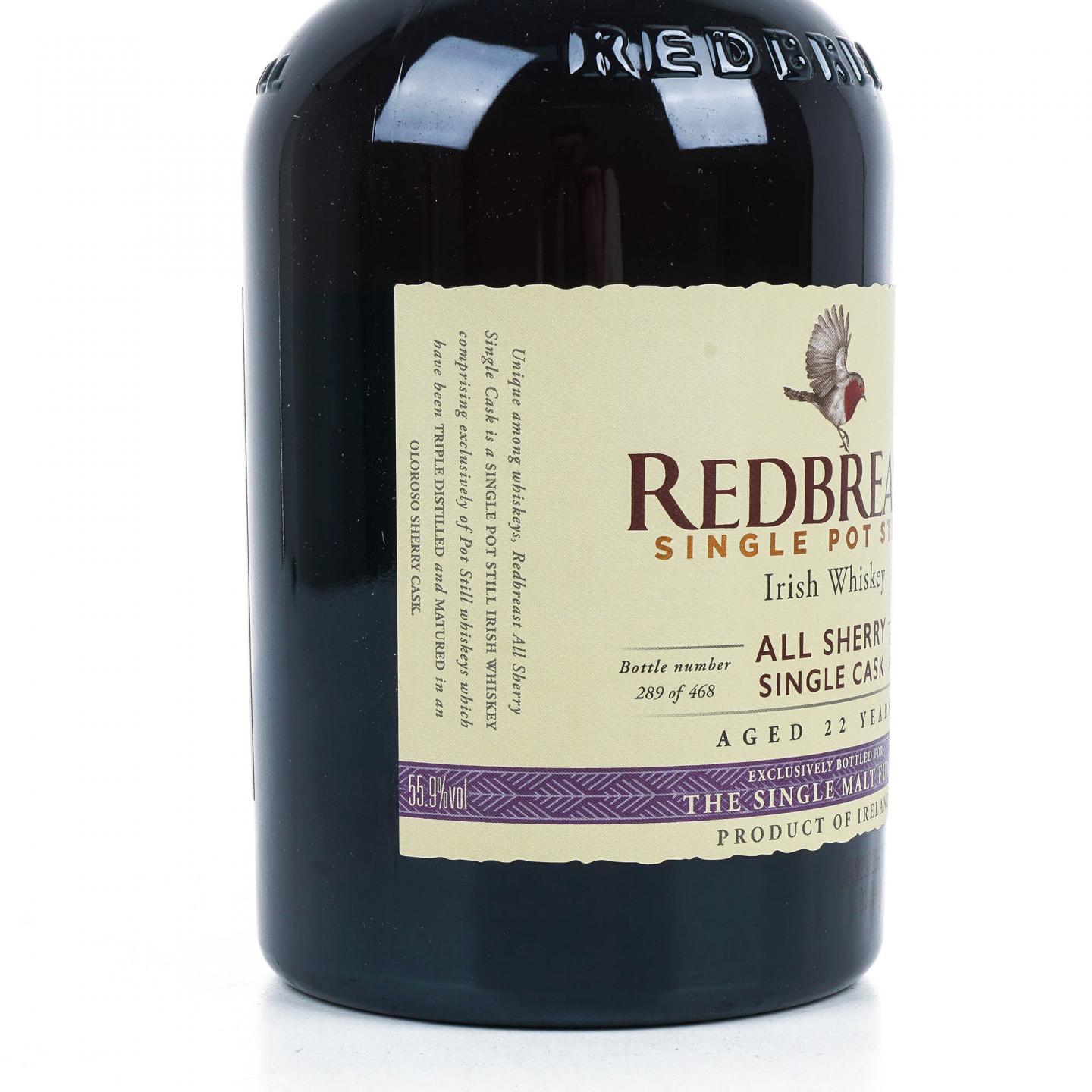 Redbreast 知更鸟 22年 1997 雪莉风味桶