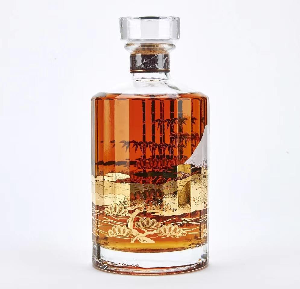 【限定花鸟】响21年 「意匠·花鸟」限定版水晶瓶调和威士忌