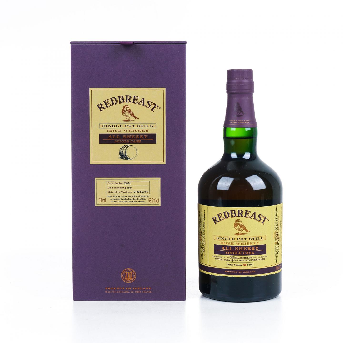 Redbreast 知更鸟 1997 雪莉单桶