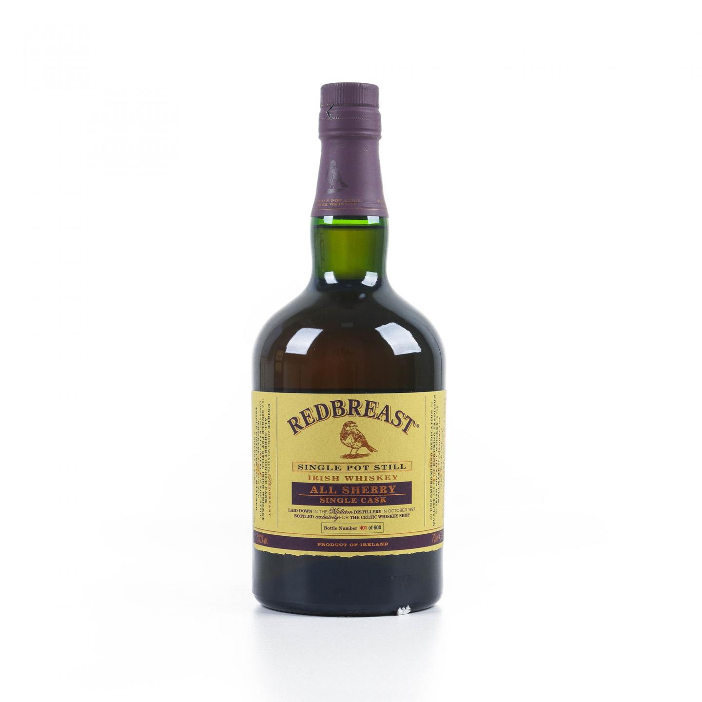 Redbreast 知更鸟 1997 雪莉单桶 单壶威士忌