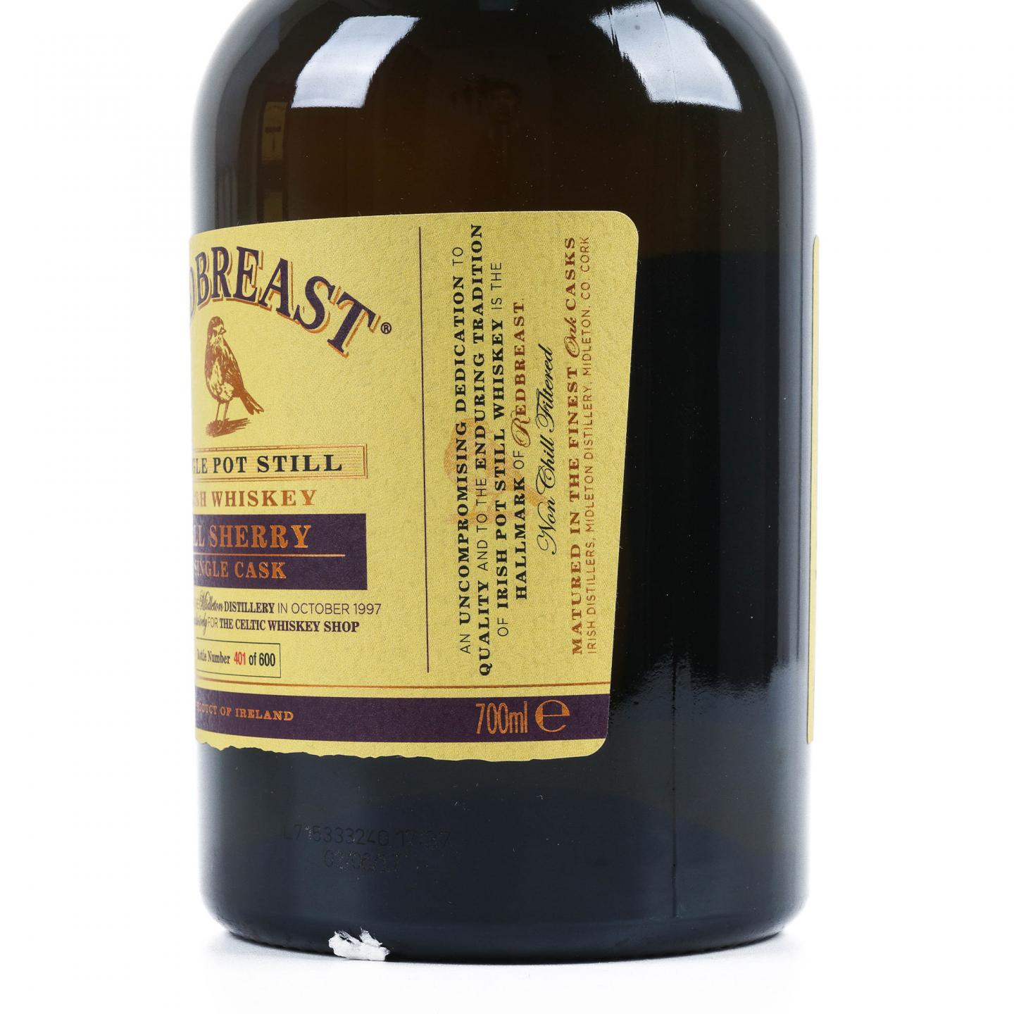 Redbreast 知更鸟 1997 雪莉单桶 单壶威士忌