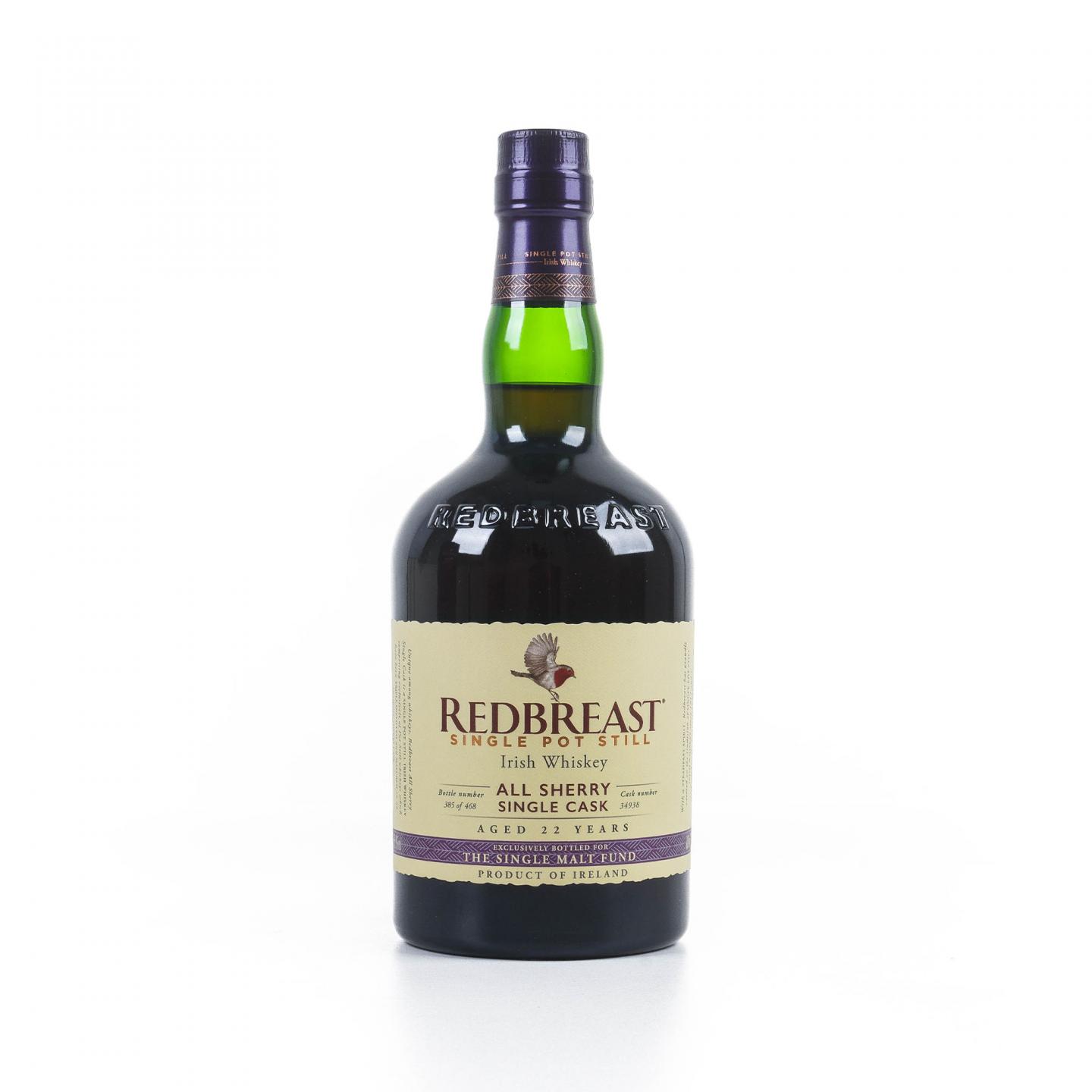 Redbreast 知更鸟 22年 1997 雪莉风味桶