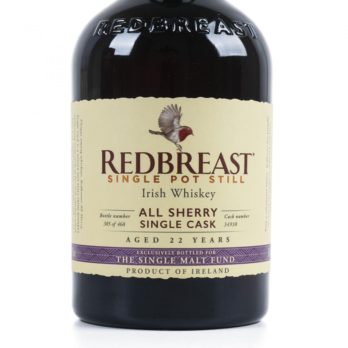Redbreast 知更鸟 22年 1997 雪莉风味桶