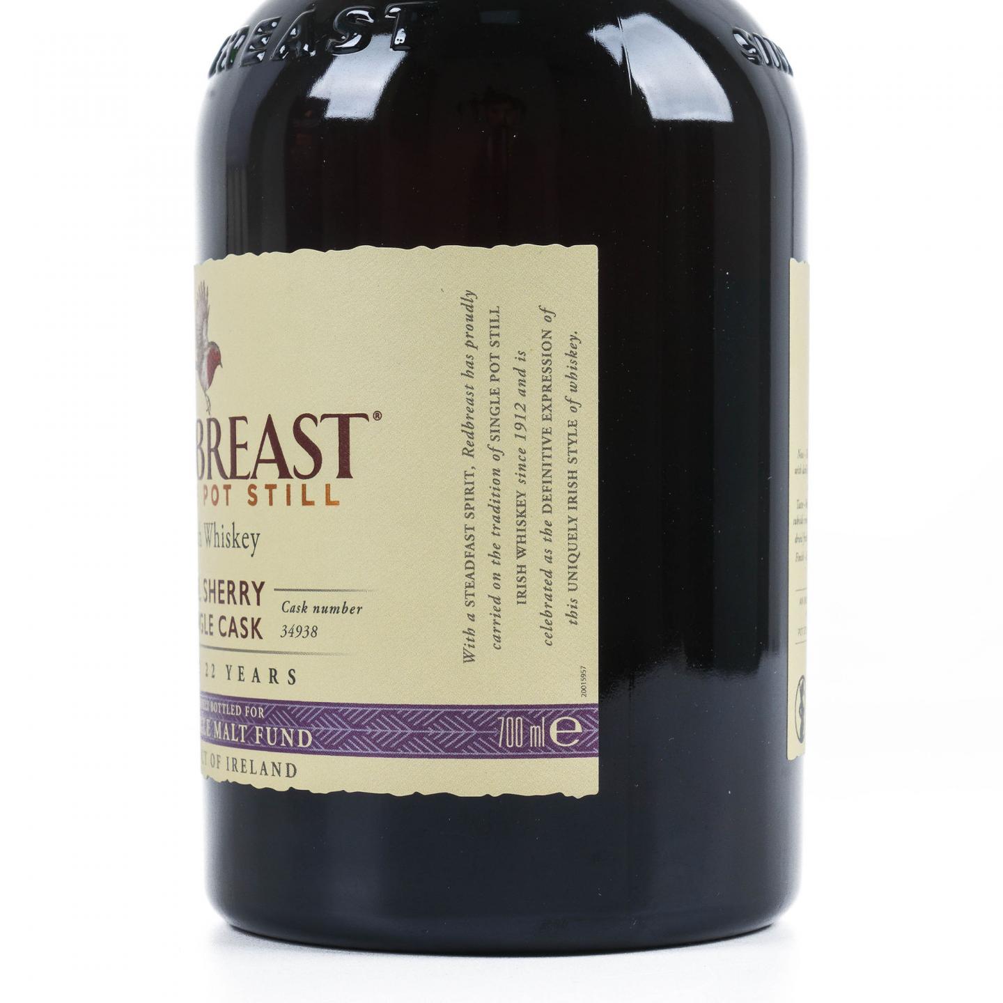 Redbreast 知更鸟 22年 1997 雪莉风味桶