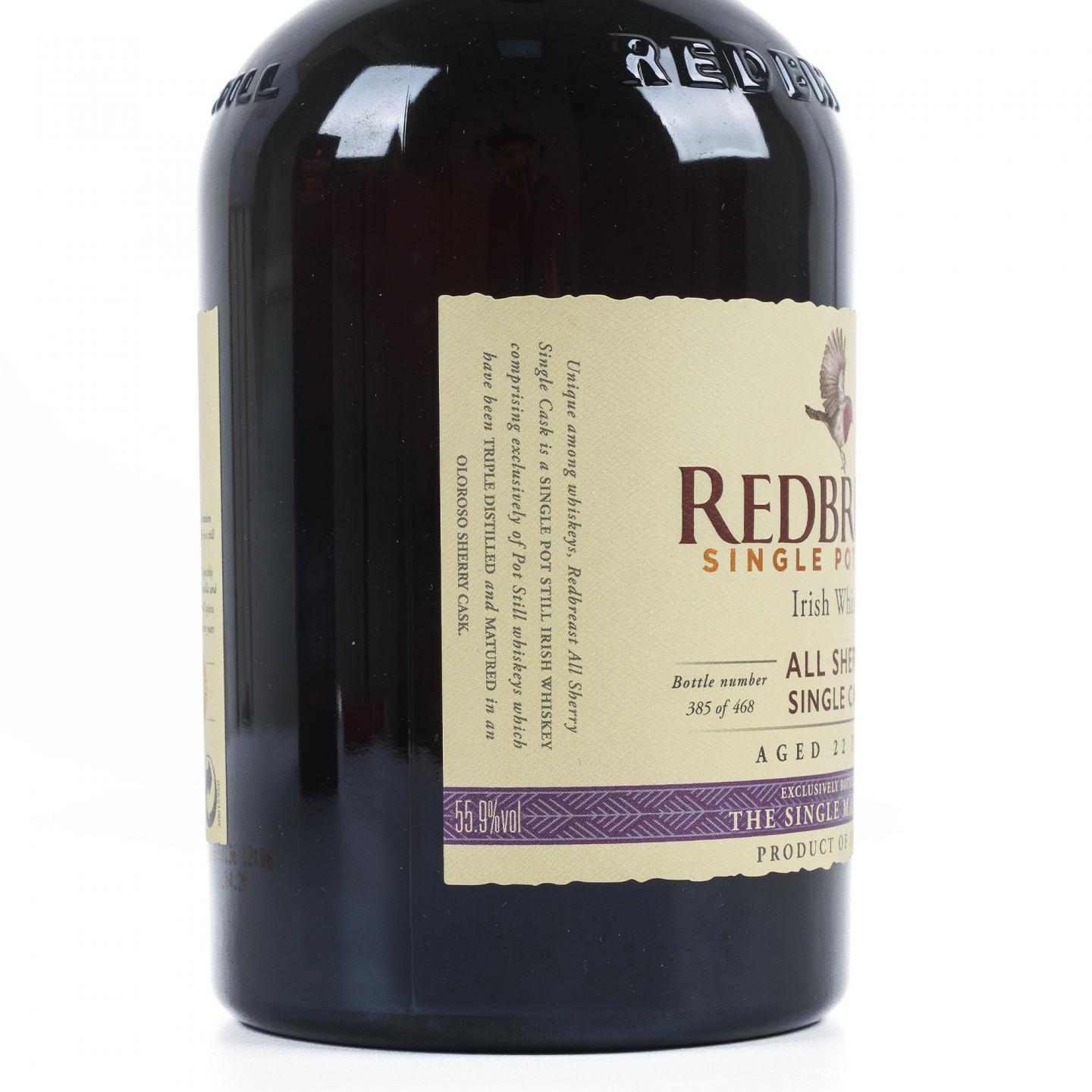Redbreast 知更鸟 22年 1997 雪莉风味桶