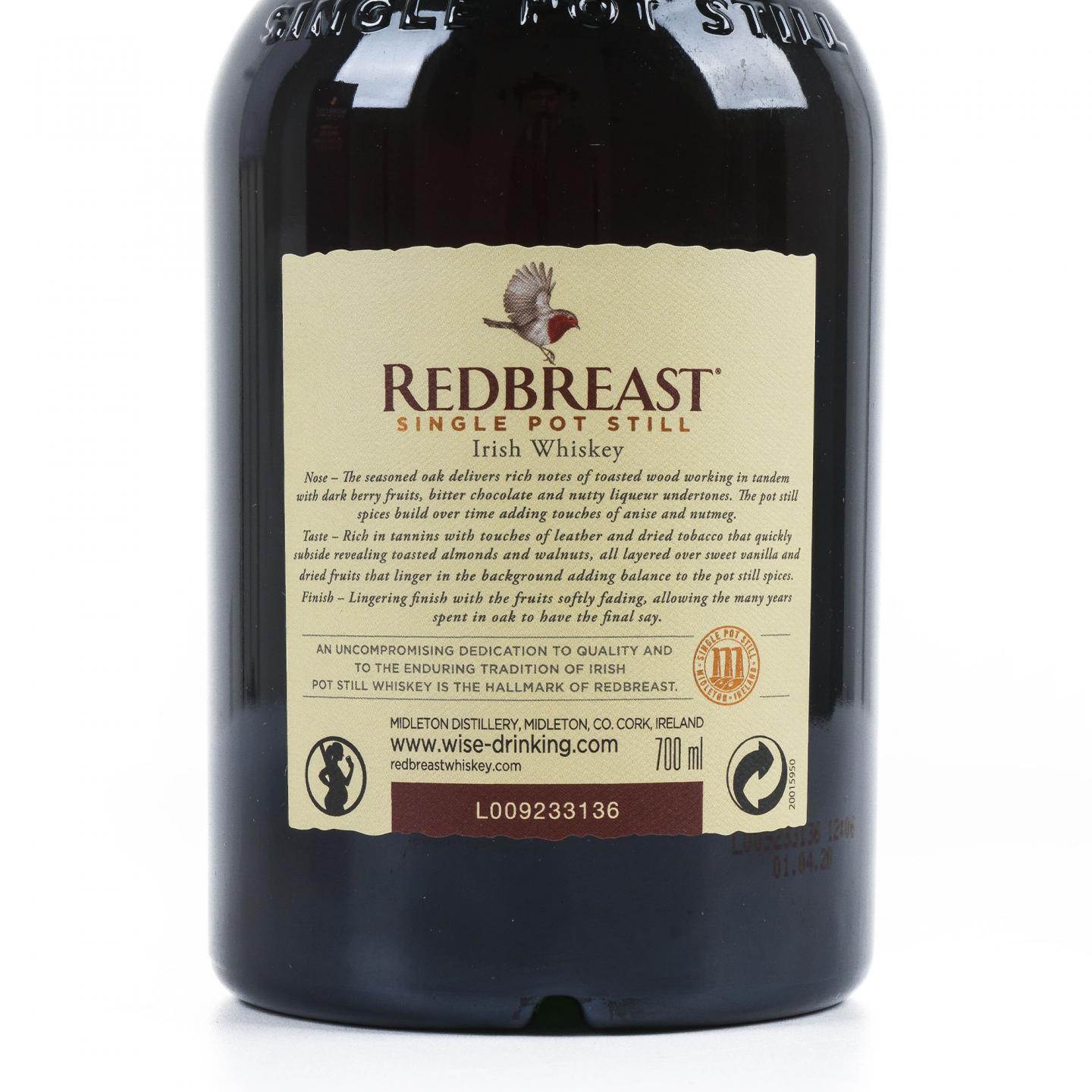 Redbreast 知更鸟 22年 1997 雪莉风味桶