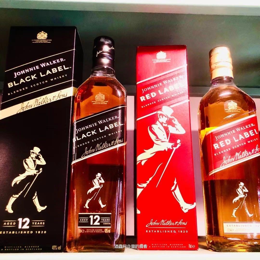 尊尼获加苏格兰威士忌 红方黑方 都有货