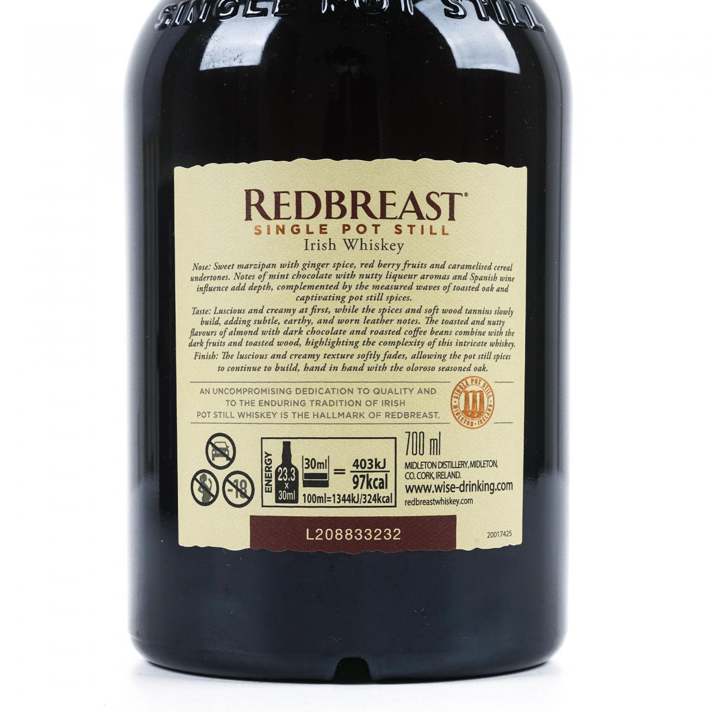 Redbreast 知更鸟 21年 2000 LMDW选桶