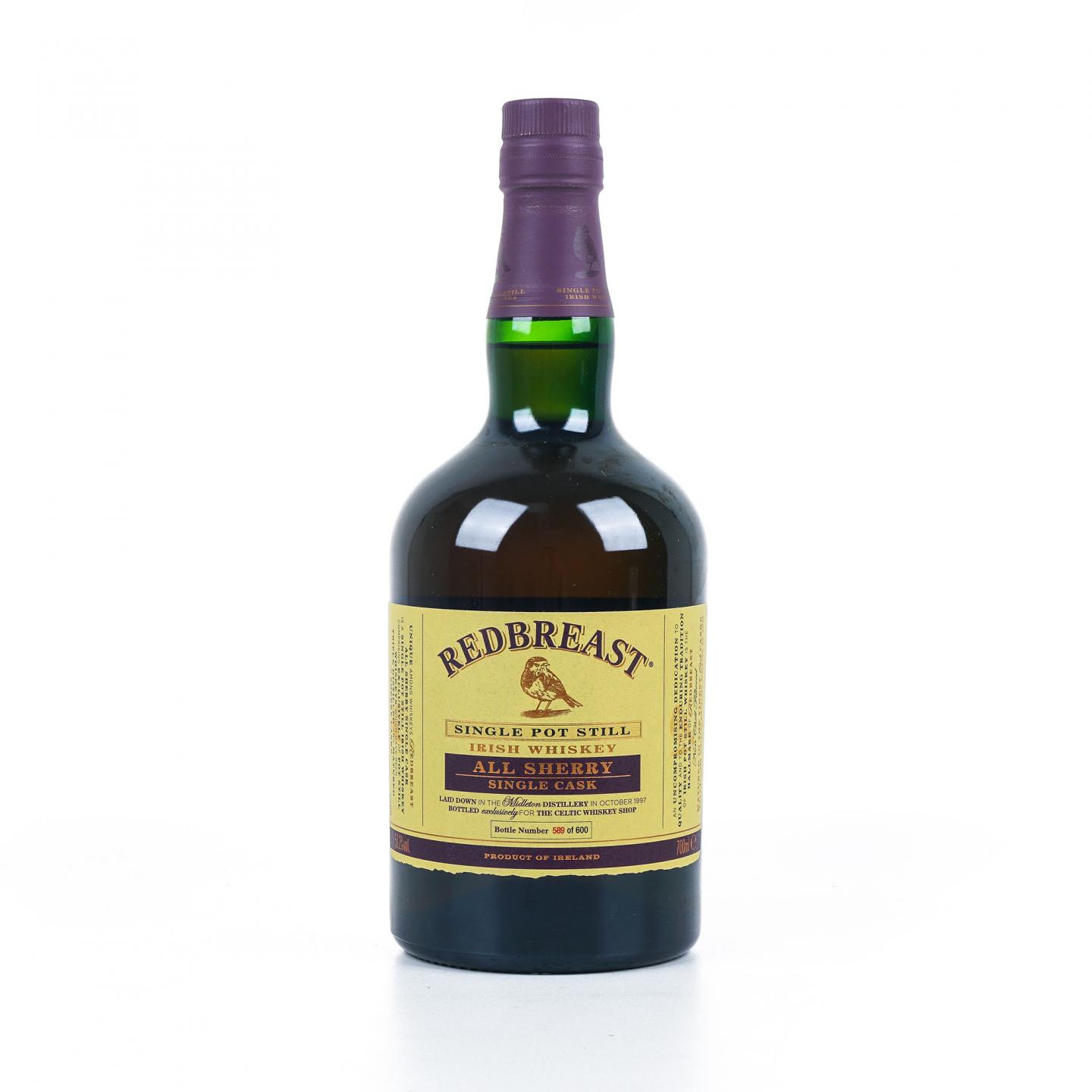 Redbreast 知更鸟 1997 雪莉单桶 单壶威士忌