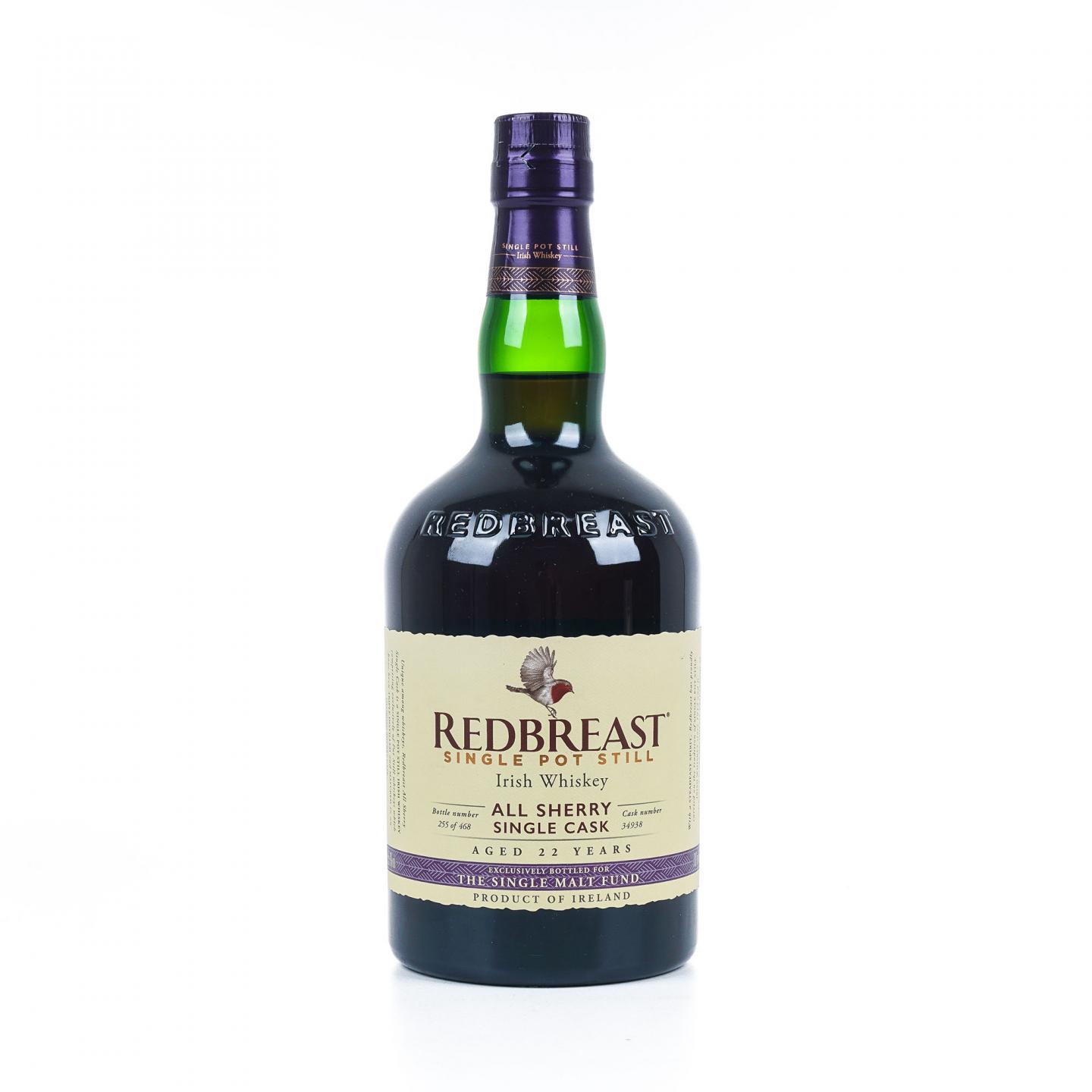 Redbreast 知更鸟 22年 1997 雪莉风味桶