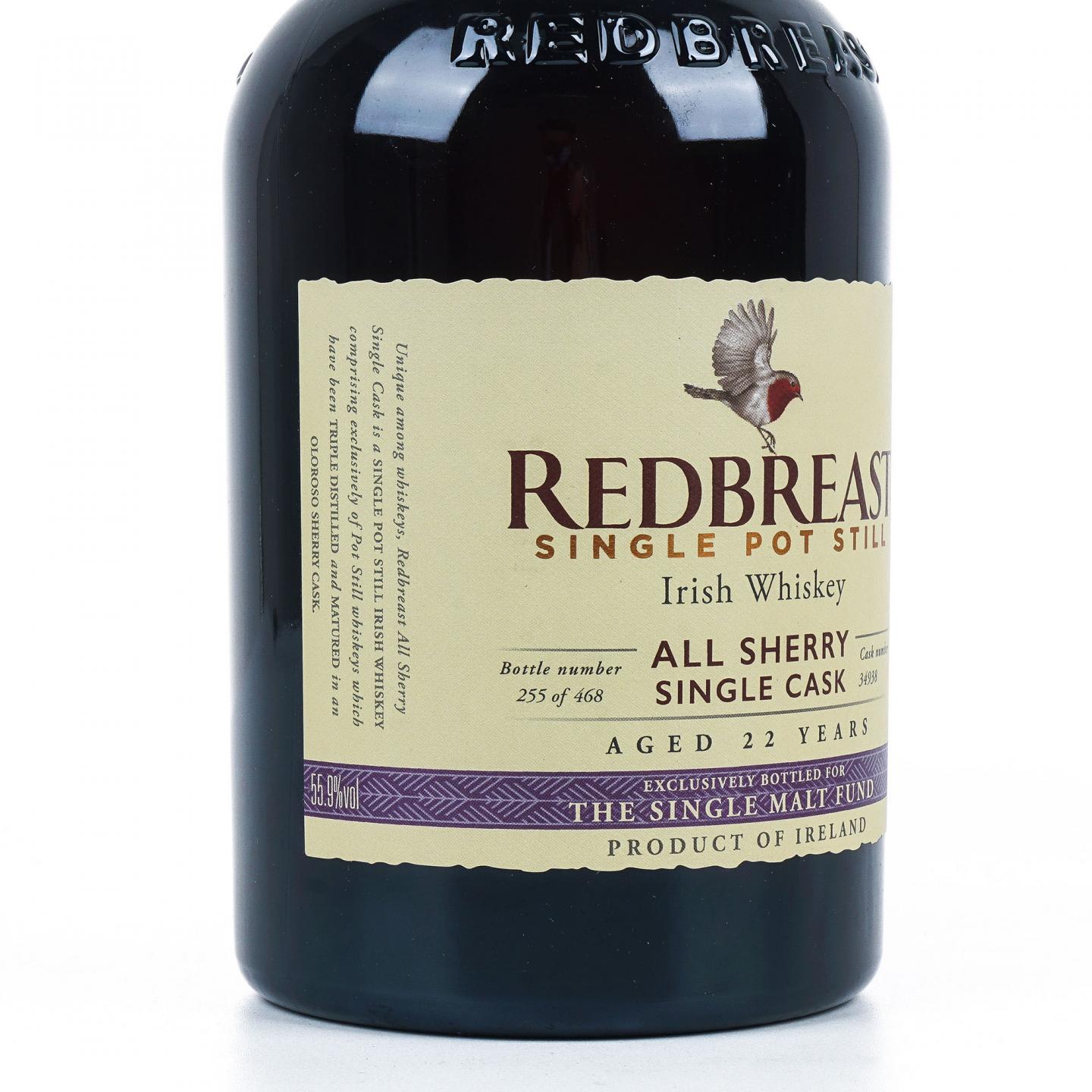 Redbreast 知更鸟 22年 1997 雪莉风味桶