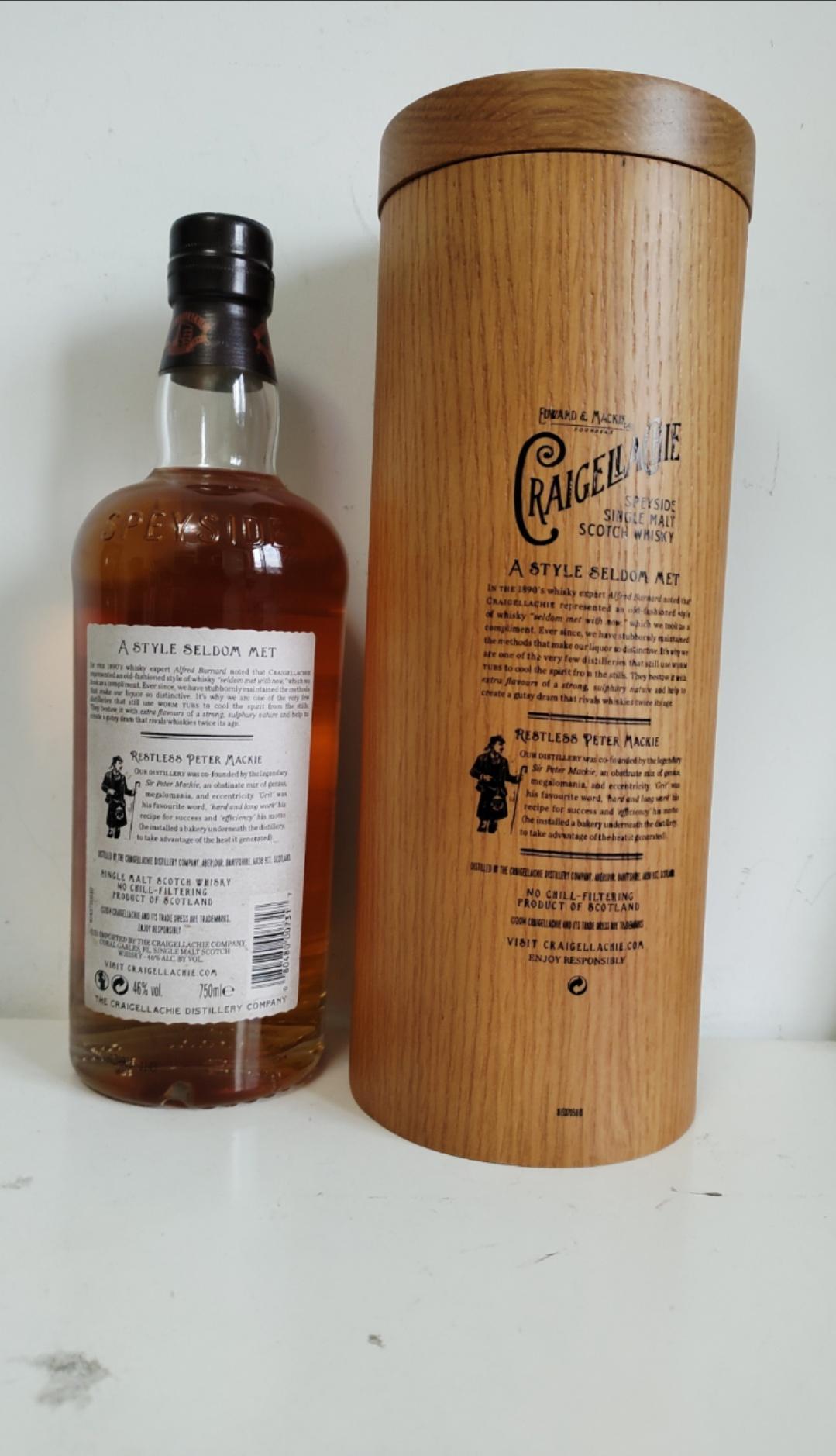 克莱嘉赫 Craigellachie 33 (1983-2017 Small Batch),首版,750毫升北美版本