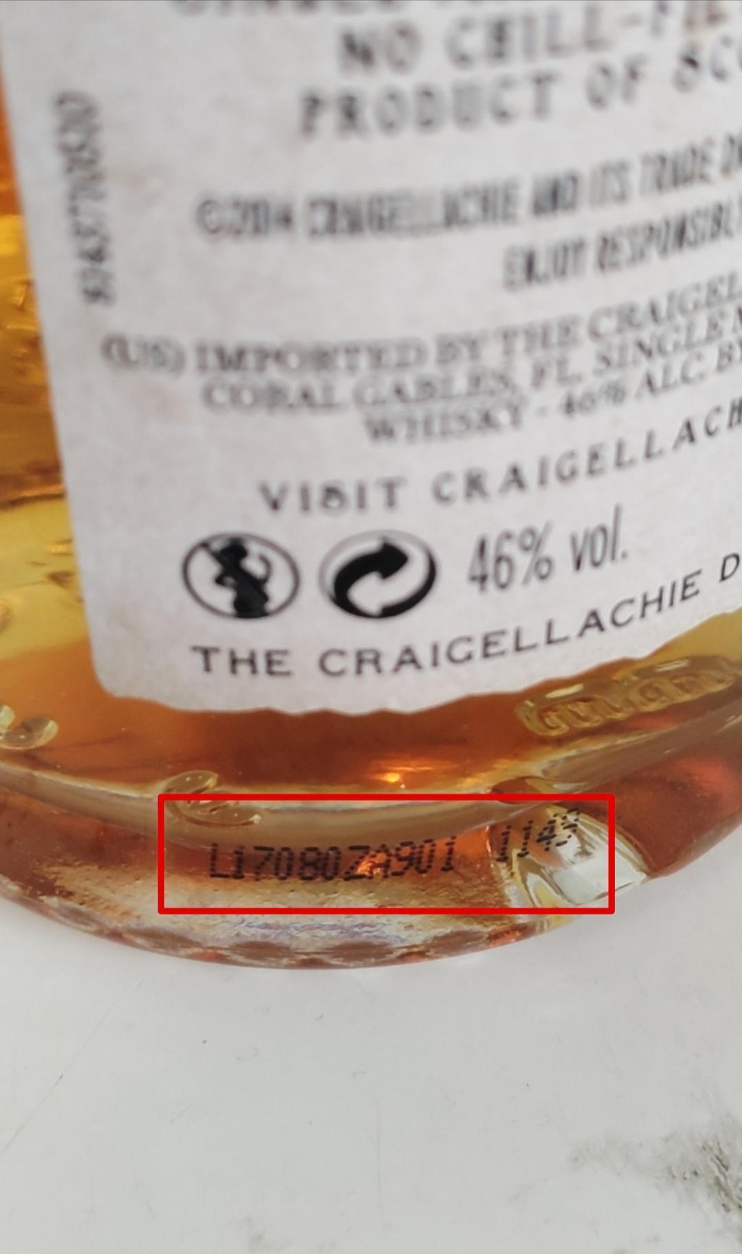 克莱嘉赫 Craigellachie 33 (1983-2017 Small Batch),首版,750毫升北美版本