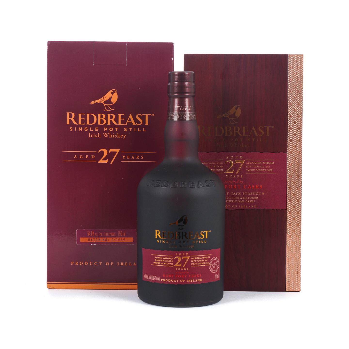 Redbreast 知更鸟 27年 首版 2019 750ml