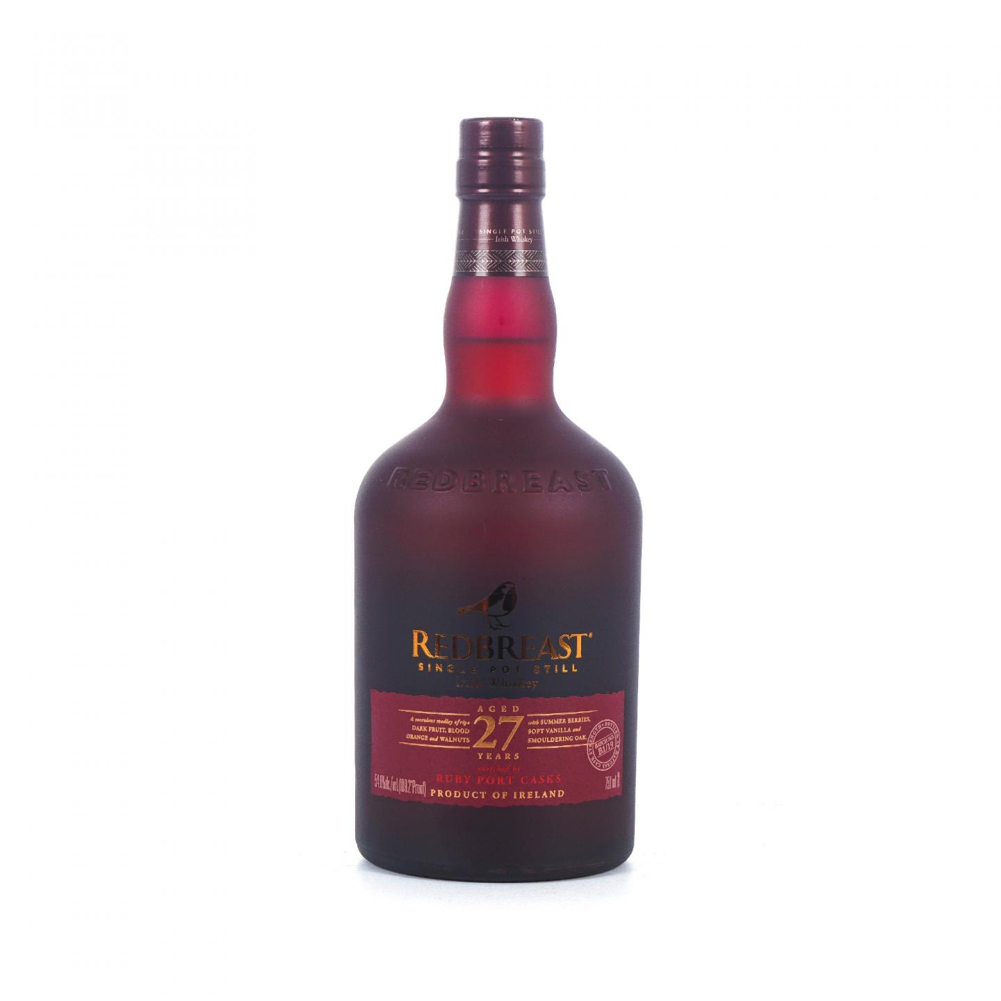 Redbreast 知更鸟 27年 首版 2019 750ml