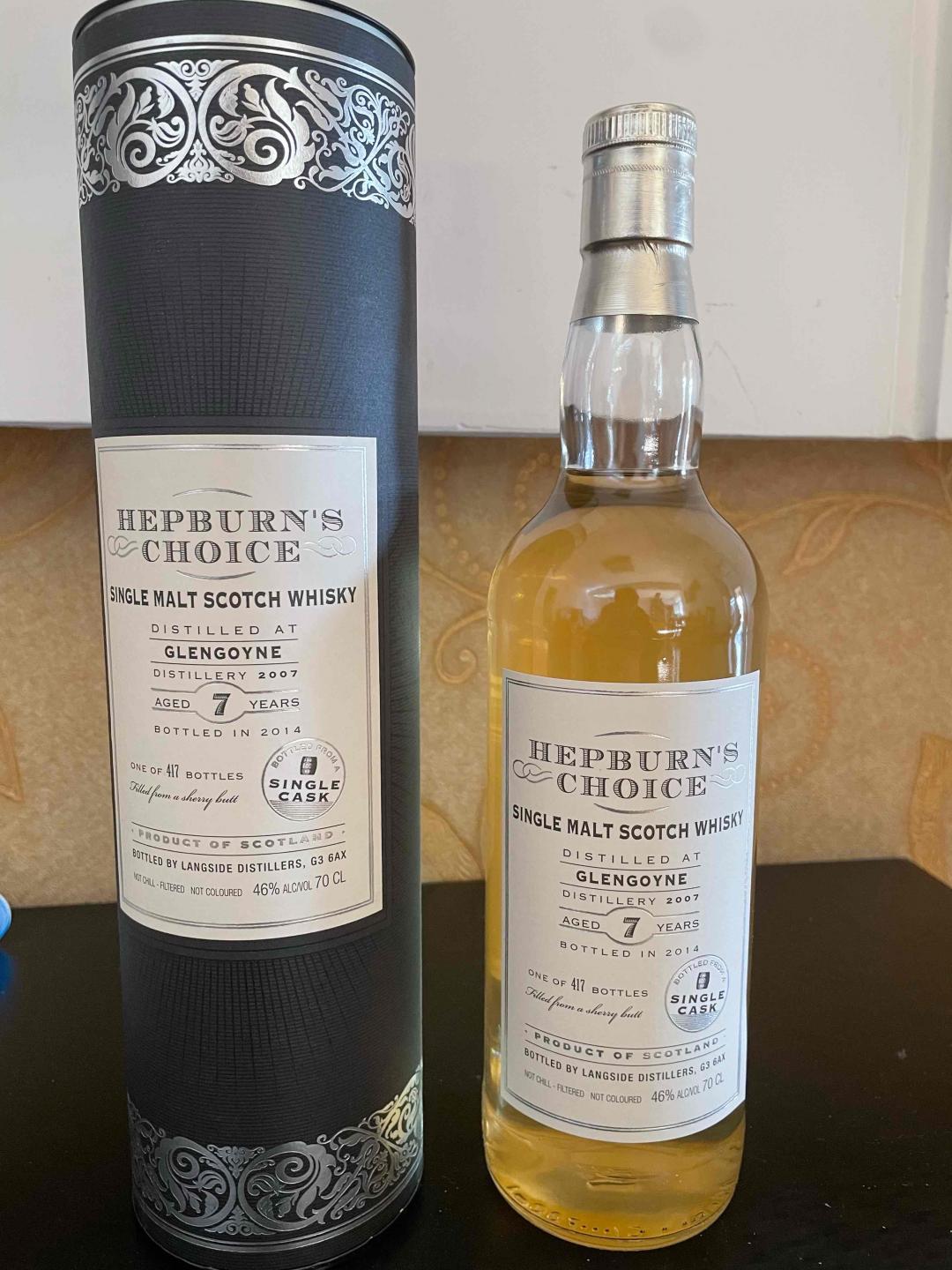 格兰哥尼7年单桶雪莉桶限量417之