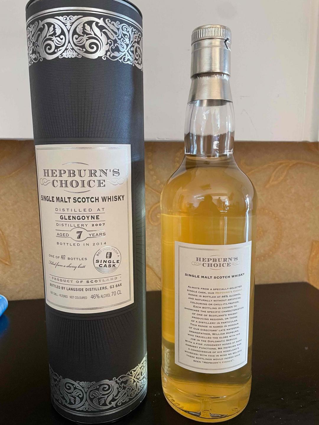 格兰哥尼7年单桶雪莉桶限量417之