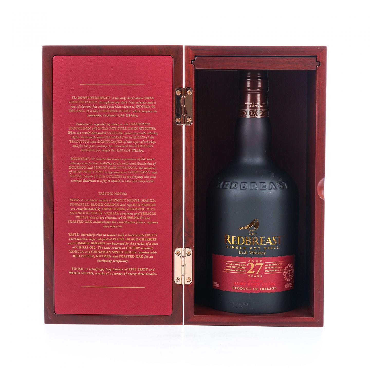 Redbreast 知更鸟 27年 第二版