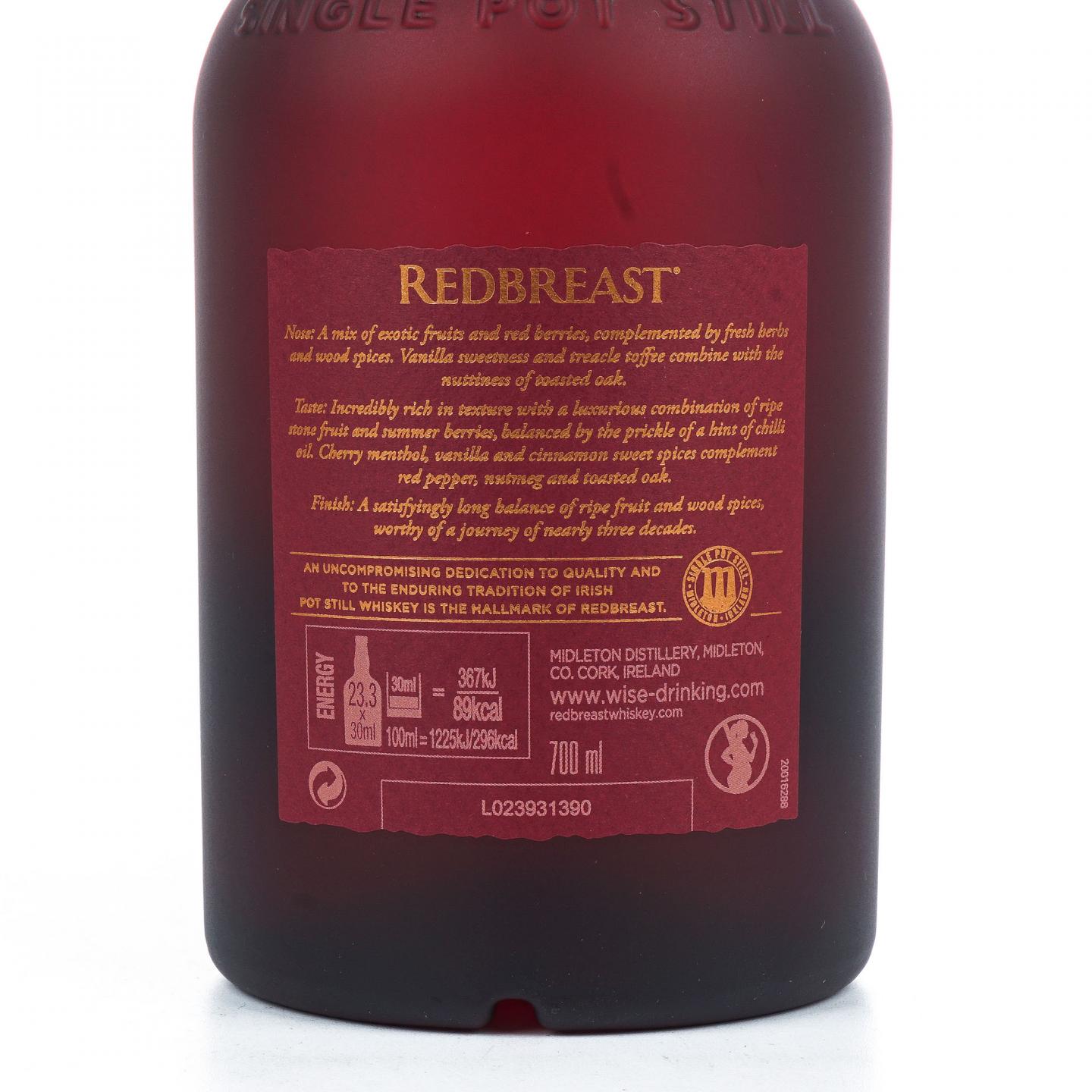 Redbreast 知更鸟 27年 第二版