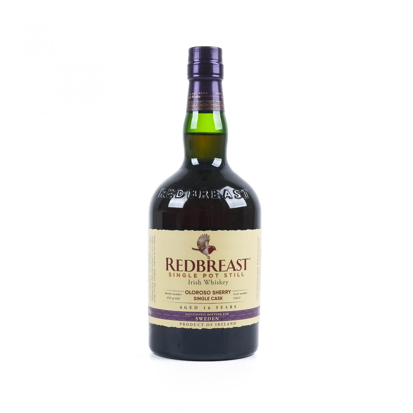Redbreast 知更鸟 16年 2004 单壶威士忌 雪莉单桶#59815
