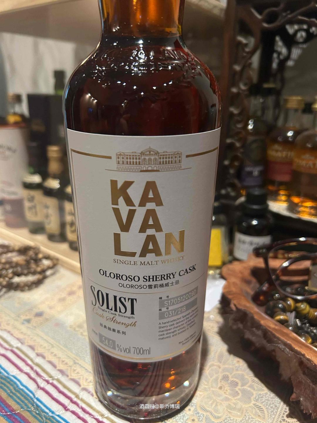 今日展示：kavalan oloroso 雪莉 S17