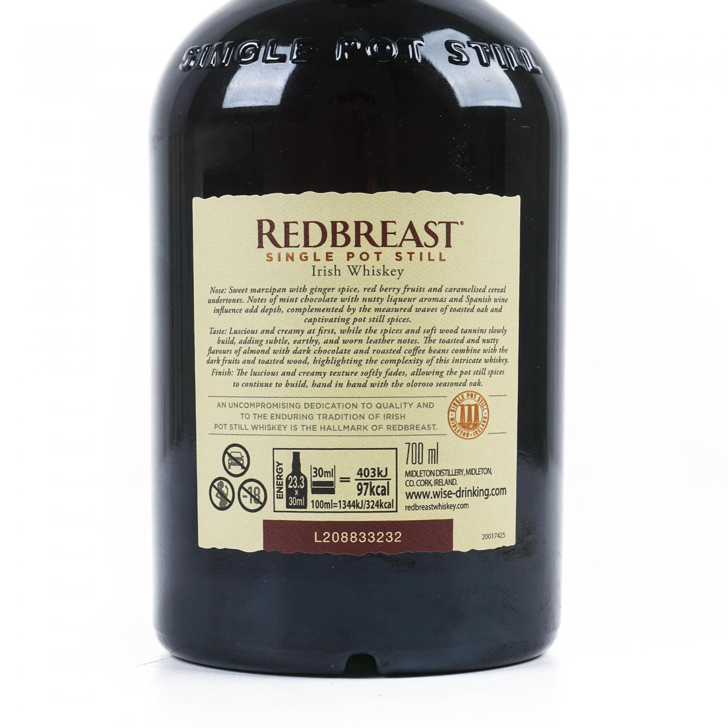 Redbreast 知更鸟 21年 2000 LMDW选桶