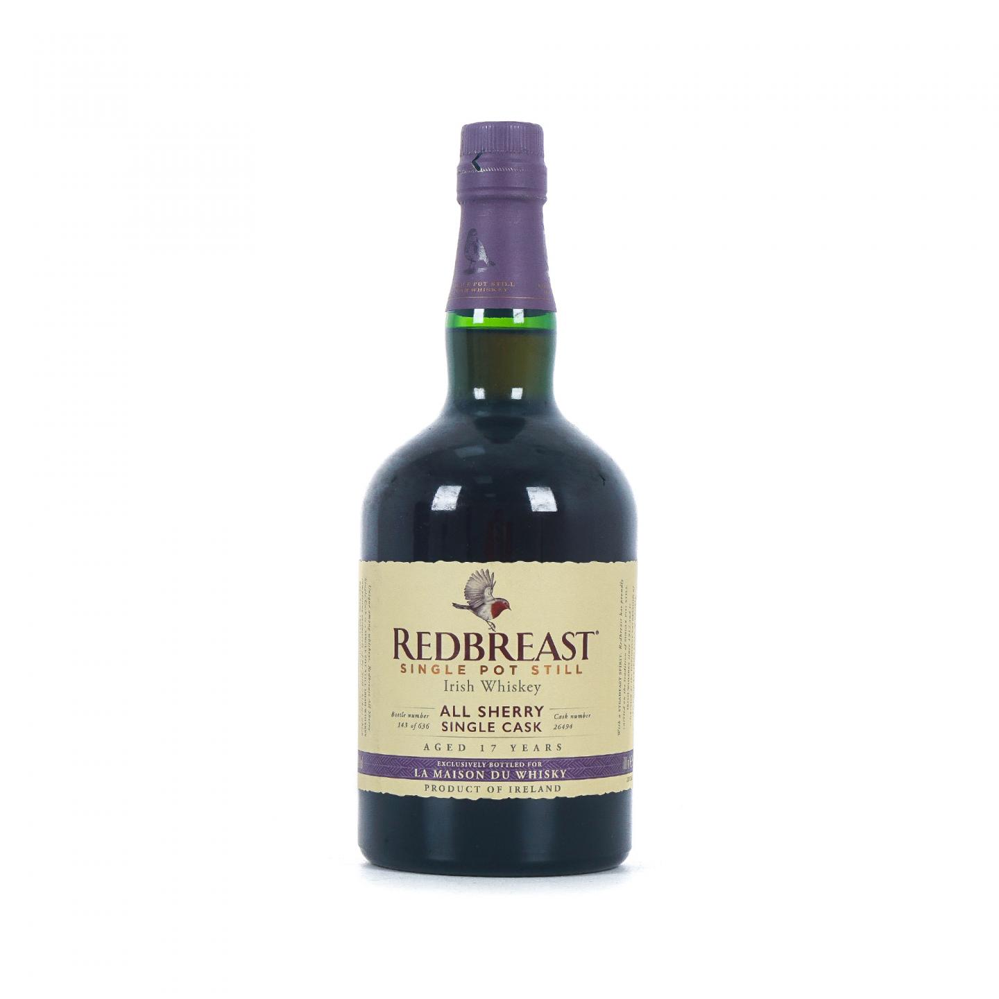 Redbreast 知更鸟 17年 2001 LMDW限定