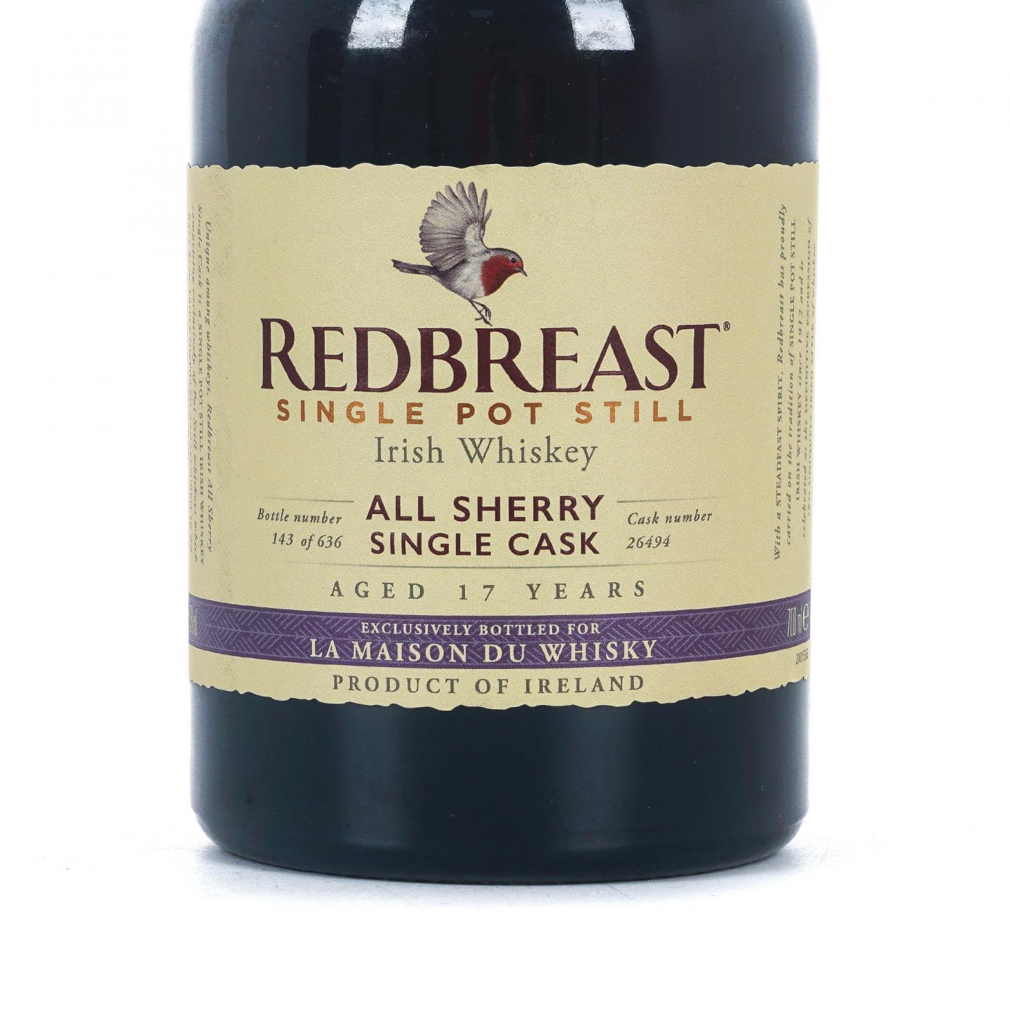 Redbreast 知更鸟 17年 2001 LMDW限定
