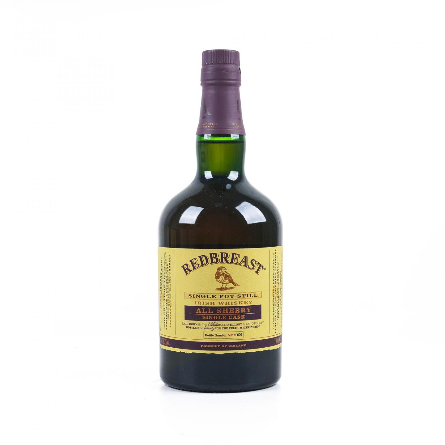 Redbreast 知更鸟 20年 1997 雪莉单桶 单壶威士忌