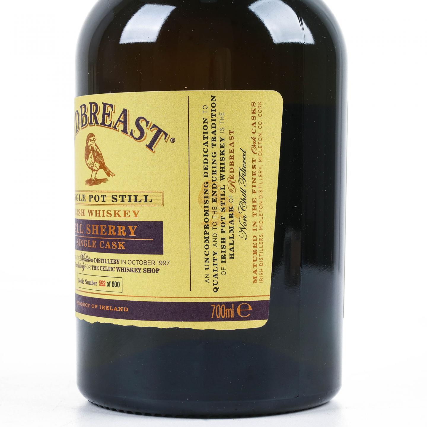 Redbreast 知更鸟 20年 1997 雪莉单桶 单壶威士忌