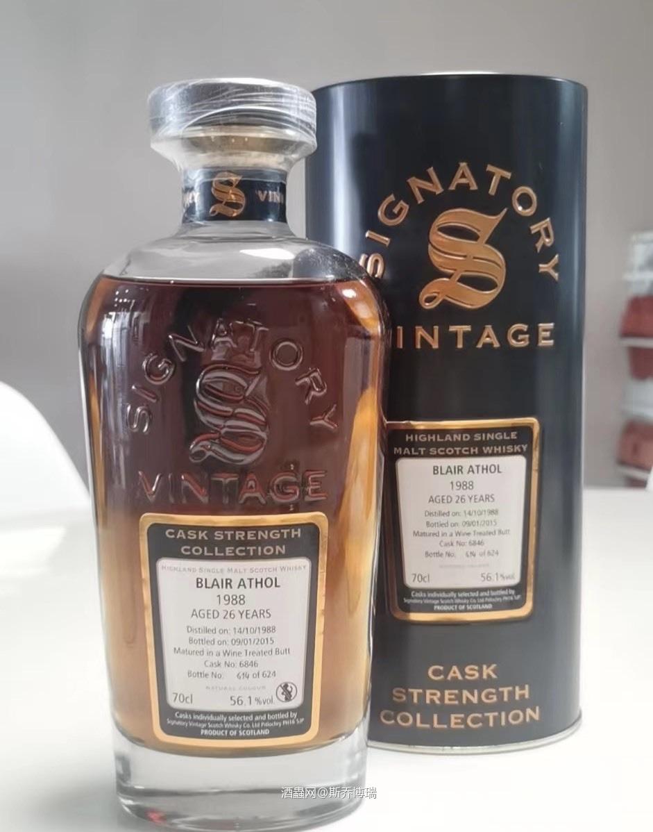 今日展示：sv装瓶 布莱尔阿苏 1988/26年
