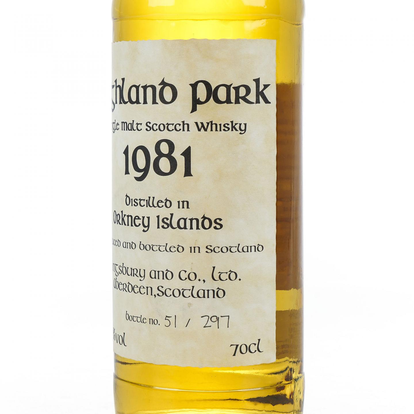 Highland Park 高原骑士 22年 1981 Kingsbury