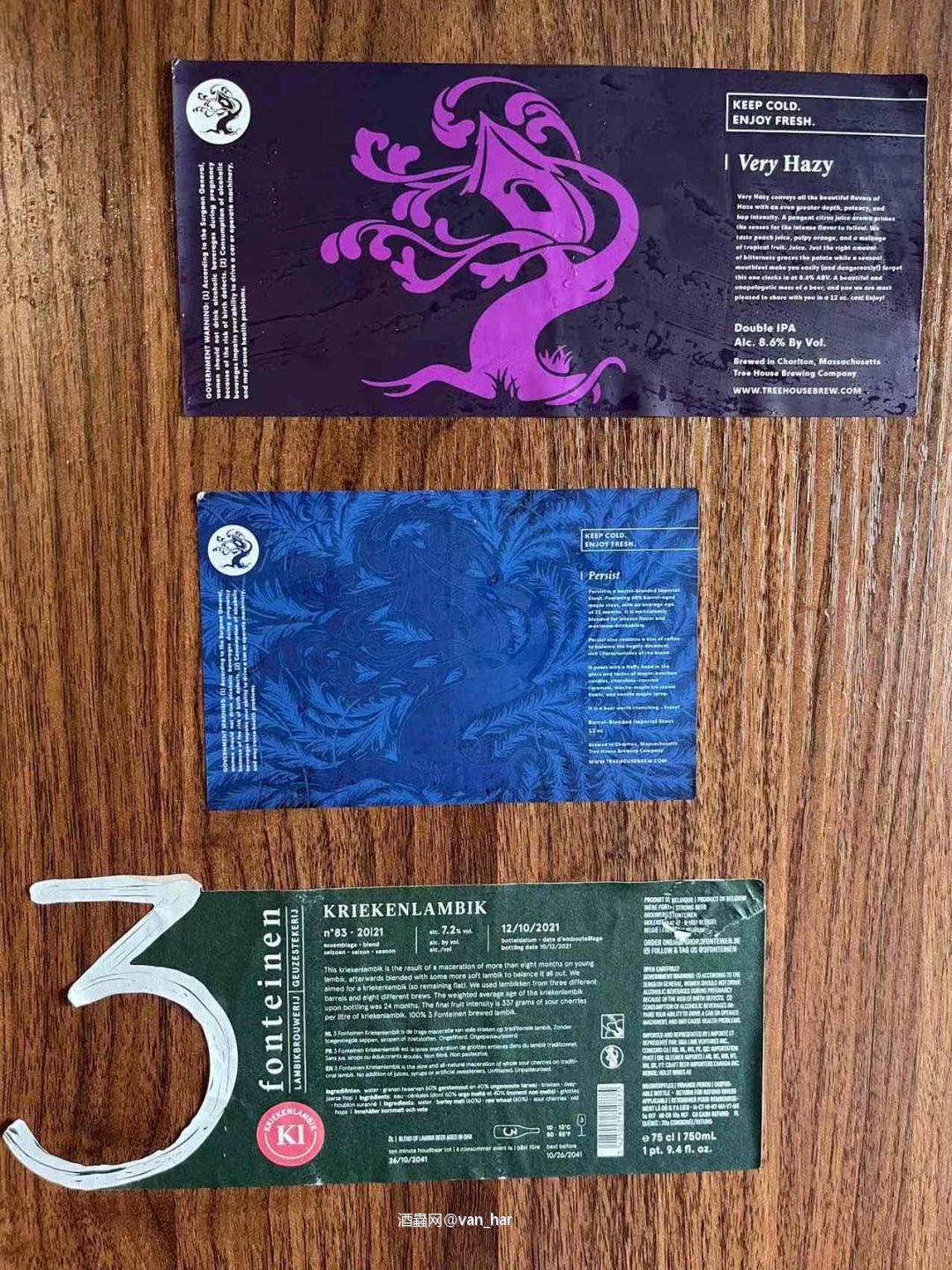 酒标剥下来挺好看