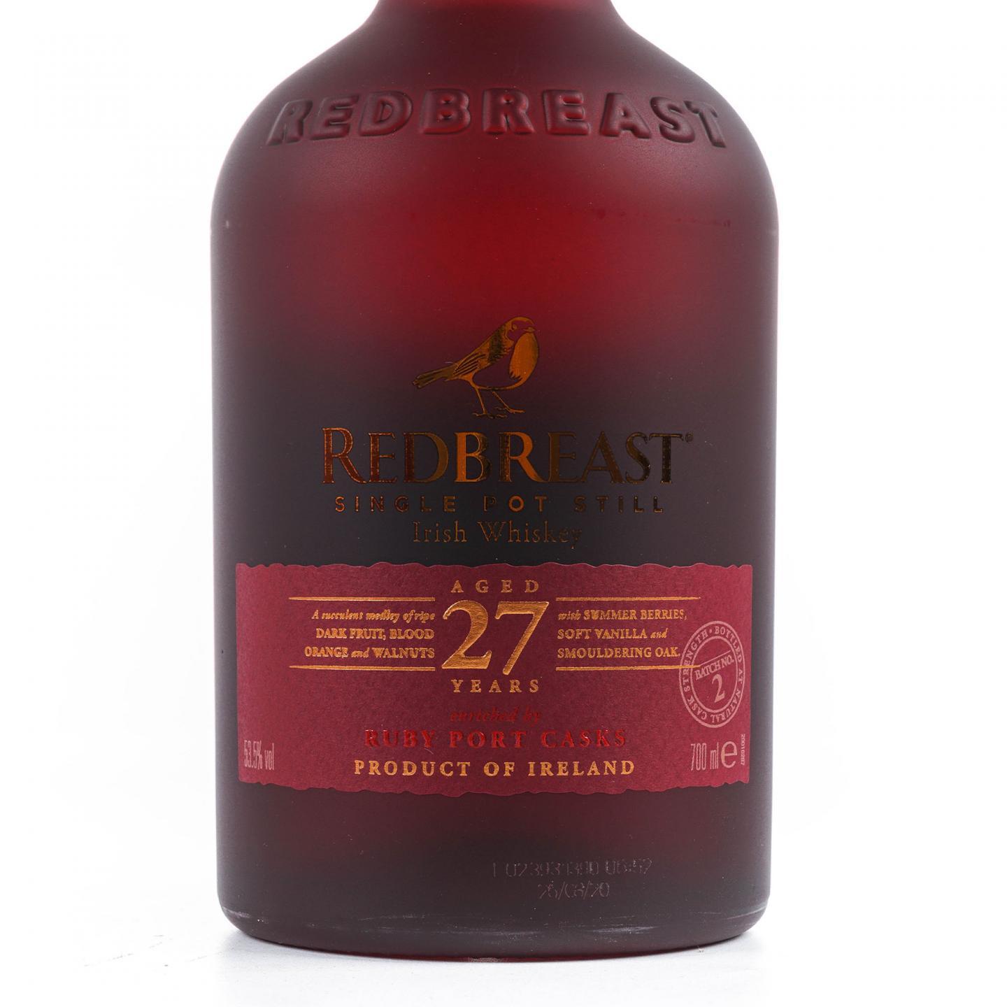 Redbreast 知更鸟 27年 第二版 53.5%