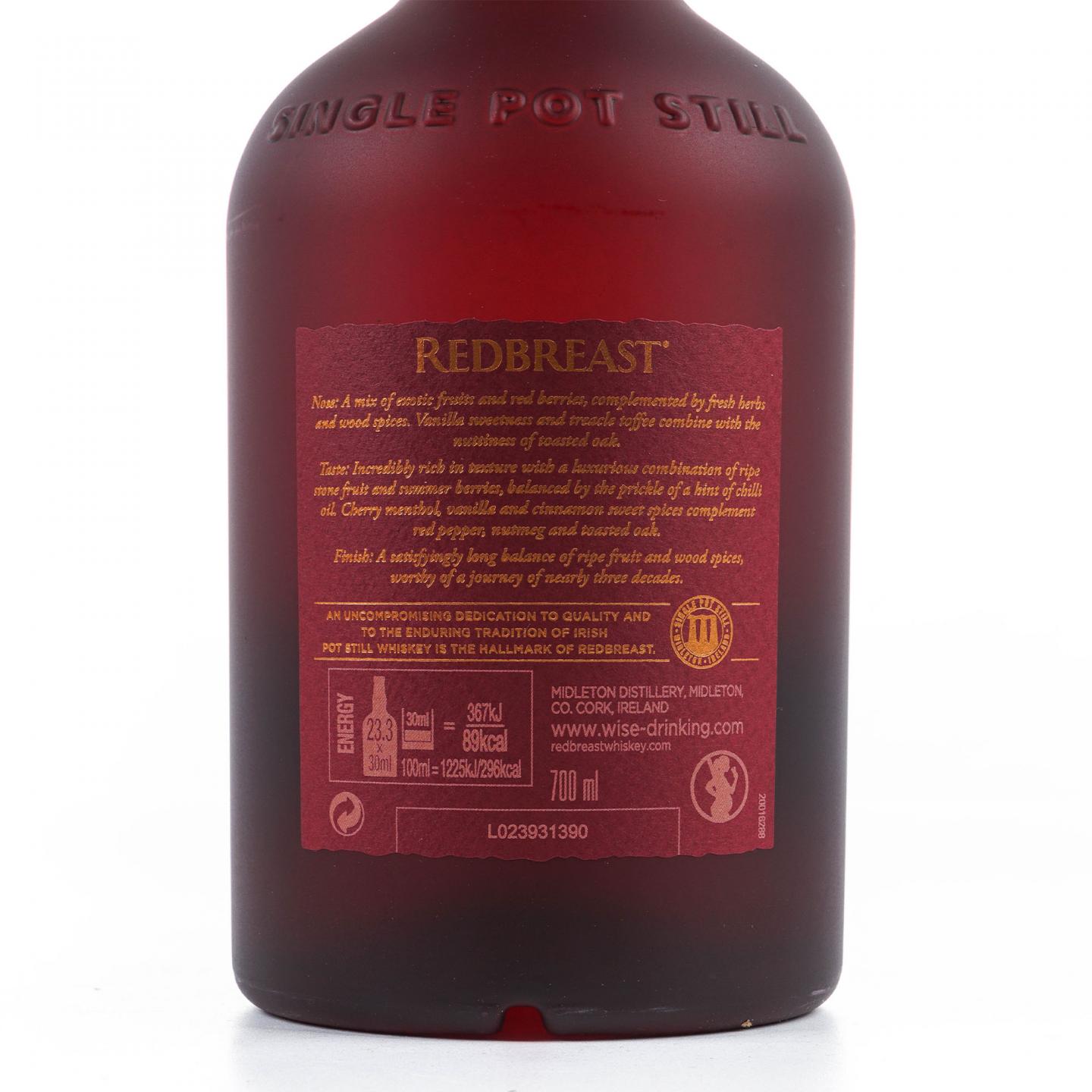 Redbreast 知更鸟 27年 第二版 53.5%
