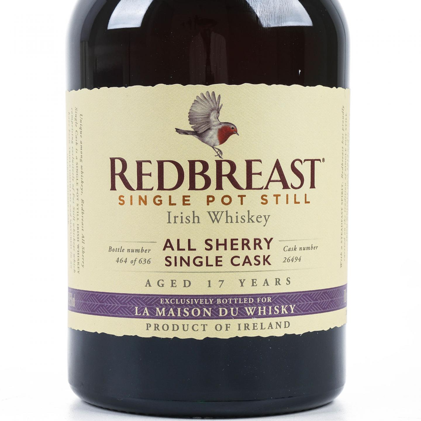 Redbreast 知更鸟 17年 2001 LMDW限定