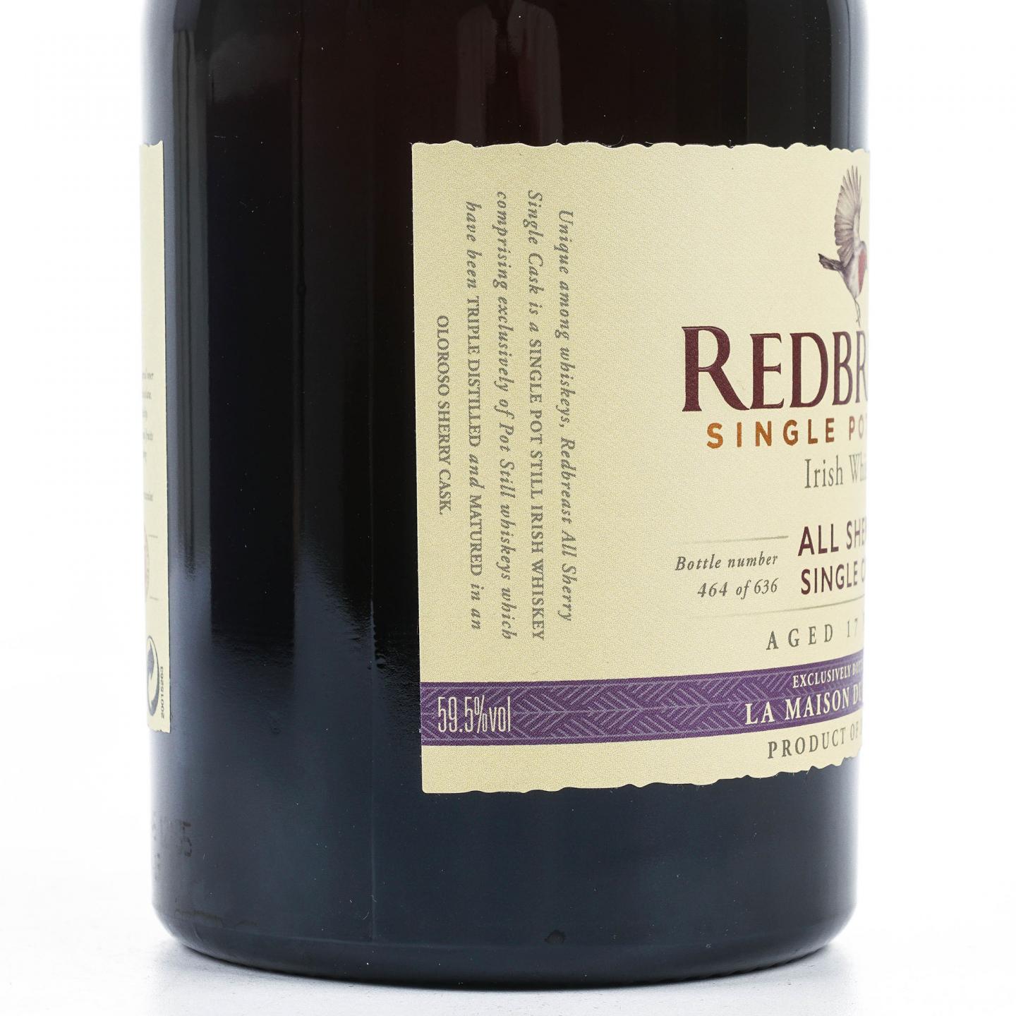 Redbreast 知更鸟 17年 2001 LMDW限定