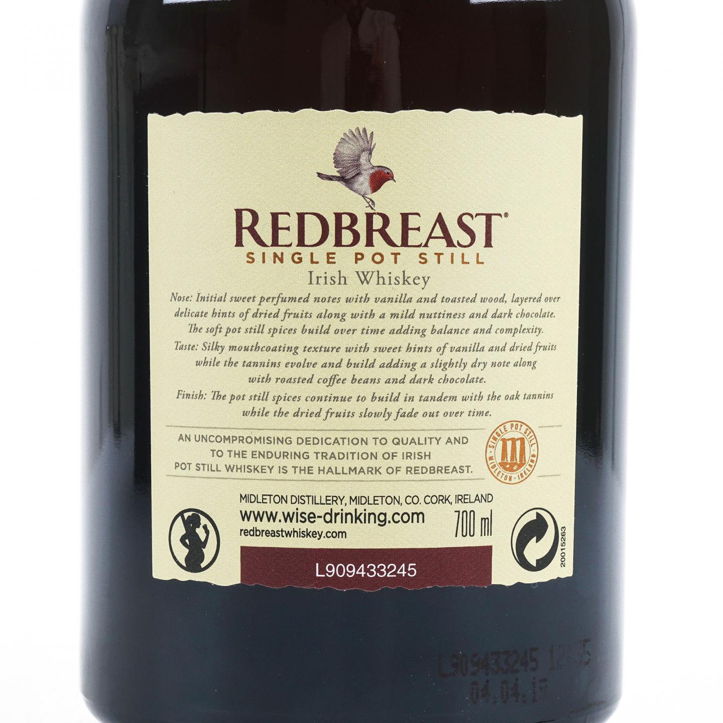Redbreast 知更鸟 17年 2001 LMDW限定