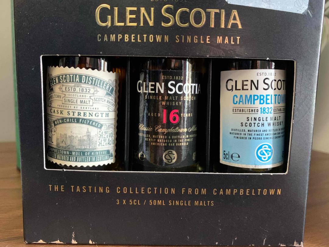 Glen Scotia 维多利亚第一版 停产绝版 Glen Scotia 三个50ML小酒版 《加1块即可得》