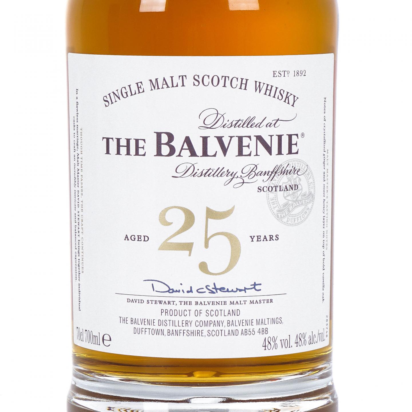 Balvenie 百富 25年 圆筒礼盒 48%
