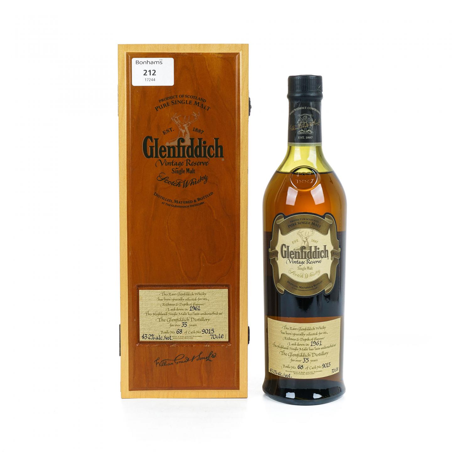 Glenfiddich 格兰菲迪 35年 1961-2000 #9015