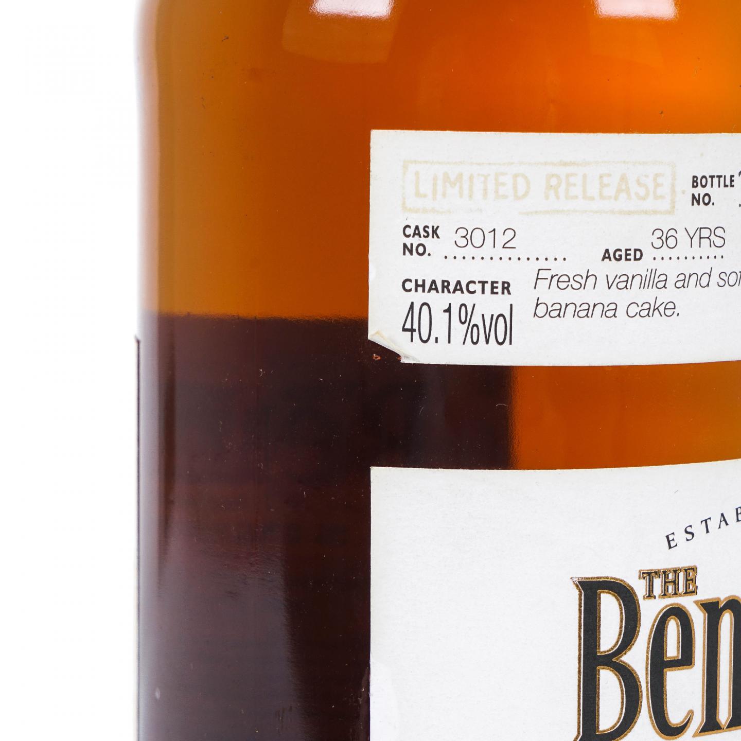 BenRiach 本利亚克 36年 单桶#3012 酿酒大师Billy Walker选桶