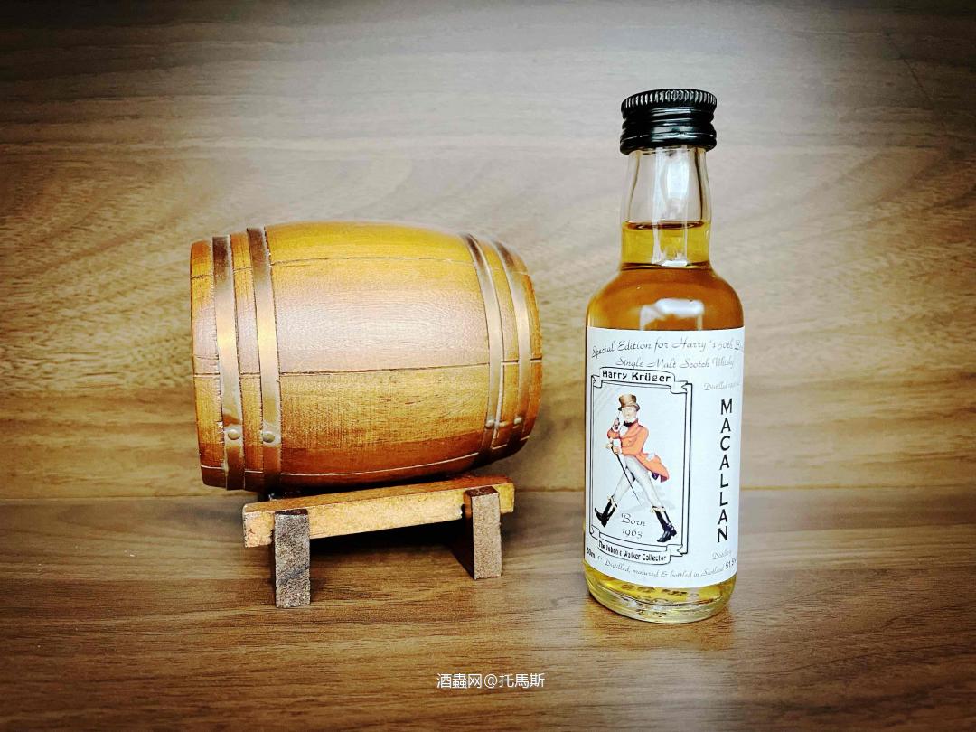 MACALLAN 1990 - HARRY KRUEGER JOHNNIE WALKER COLLECTOR 50TH BIRTHDAY (5CL)