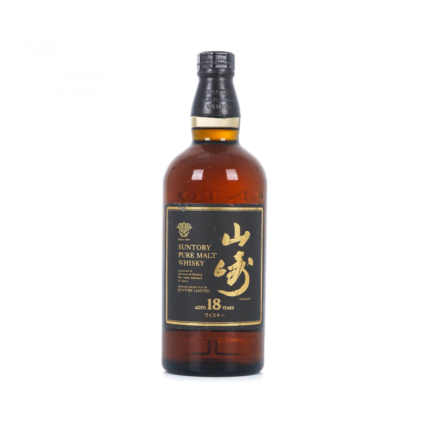 山崎 18年第一版金花标