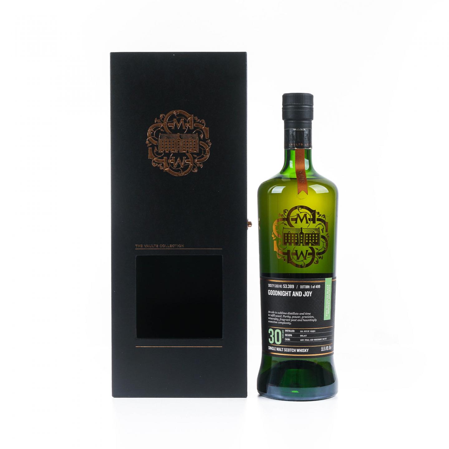 SMWS 53.389 卡尔里拉30年1991 初填雪莉桶_大拍-酒虫网