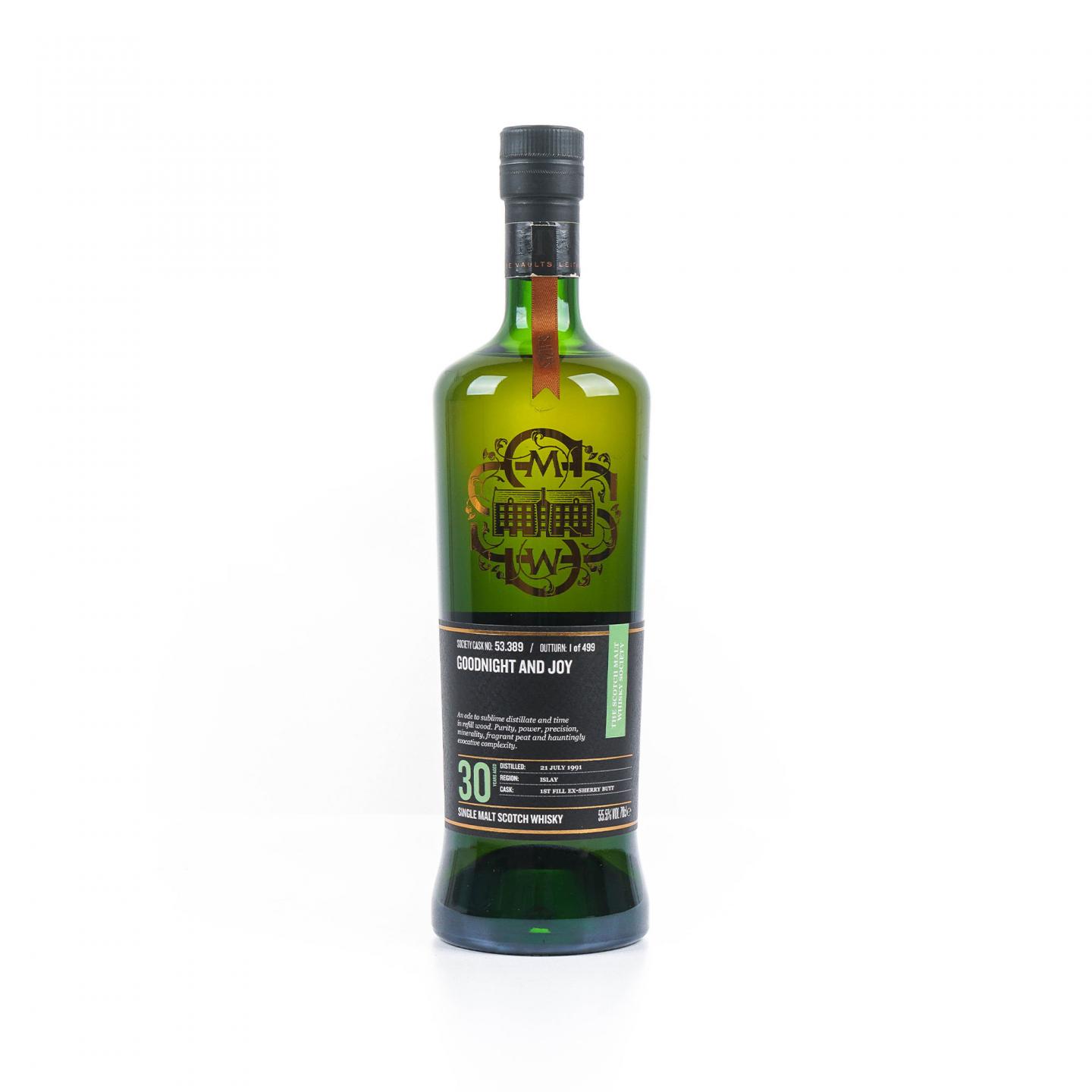 SMWS 53.389 卡尔里拉30年1991 初填雪莉桶_大拍-酒虫网