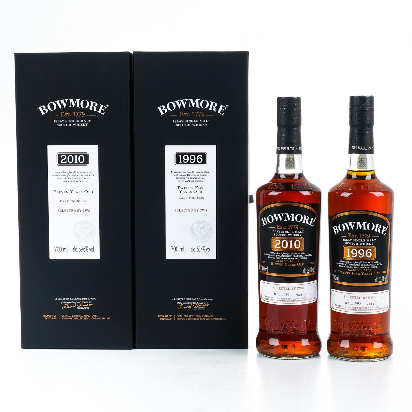 BOWMORE 波摩 11年/25年 CWS China 2支组