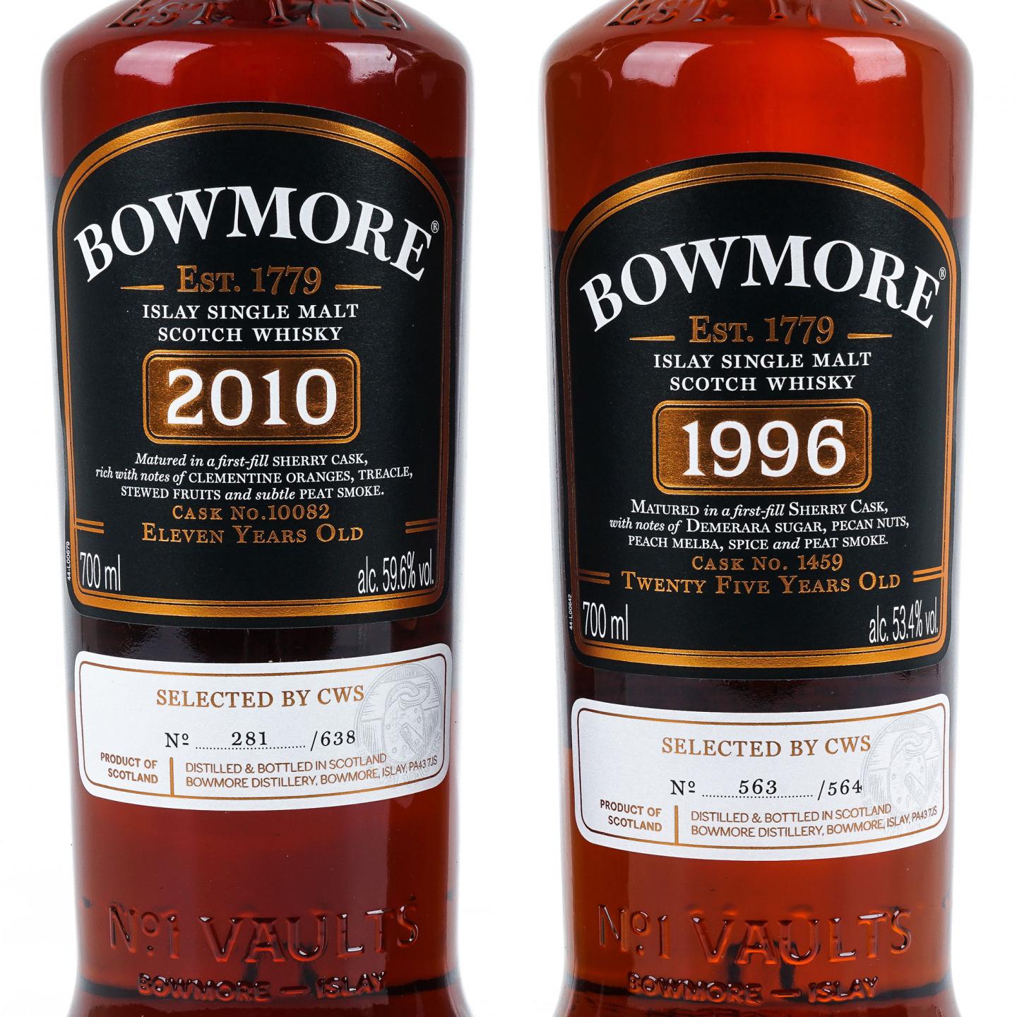 BOWMORE 波摩 11年/25年 CWS China 2支组