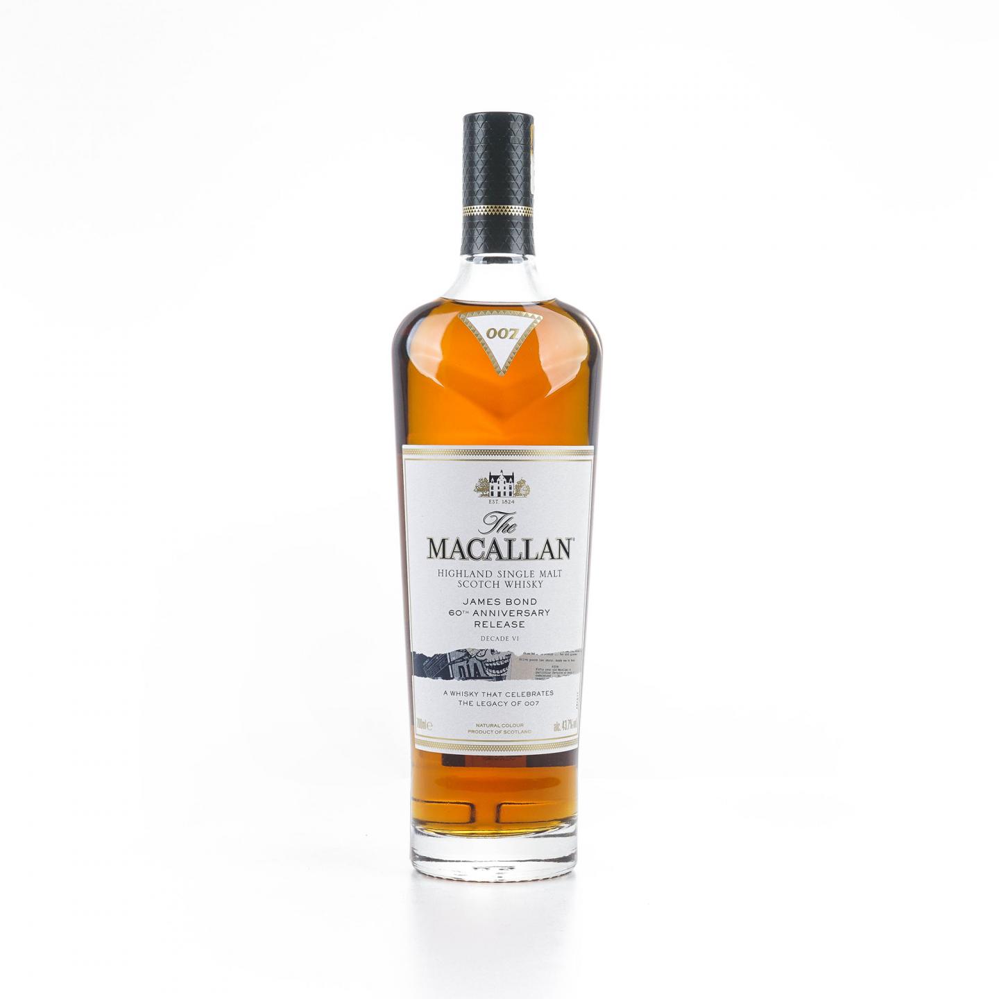 Macallan 麦卡伦 《007》詹姆斯·邦德60周年纪念 Decade VI